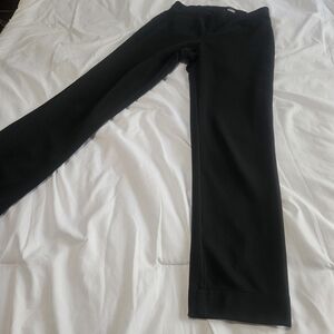 Women's Black Straight Leg Pull-On Pants